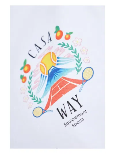 Casablanca Regular Fit T-shirt In White