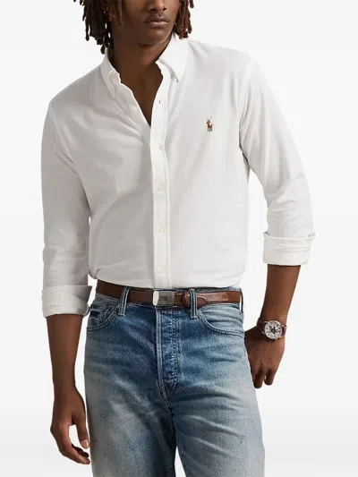 Polo Ralph Lauren 'oxford' Shirt In White
