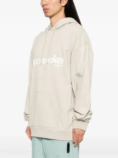 Peacemaker Oamc Floral-printed Hoodie In Neutral