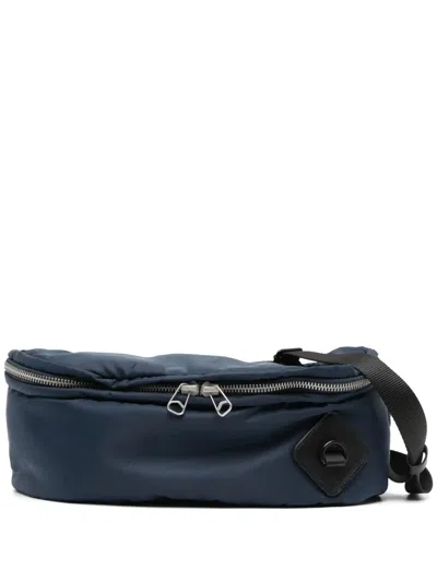 Peacemaker Oamc Medium Padded Belt Bag In Blue