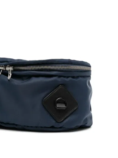 Peacemaker Oamc Medium Padded Belt Bag In Blue