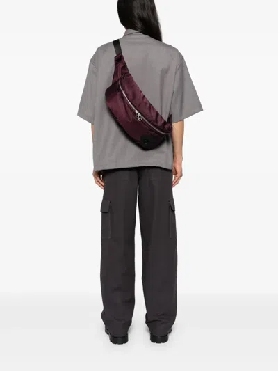 Peacemaker Oamc Medium Padded Belt Bag In Purple