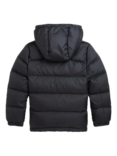 Polo Ralph Lauren Down Puffer Jacket In Black