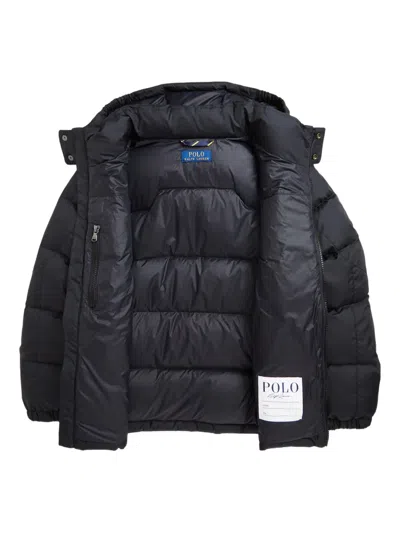 Polo Ralph Lauren Down Puffer Jacket In Black