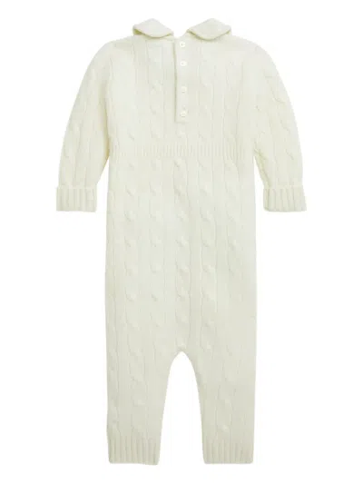 羊绒绞花针织连体衣