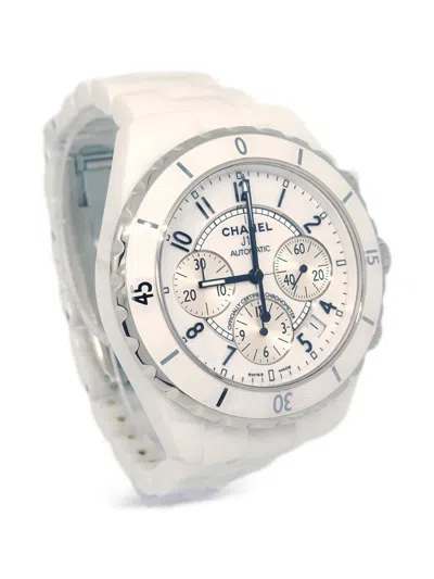 Pre-owned Chanel 2000s Ceramic J12 41mm
