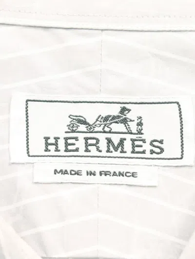 Pre-owned Hermes 2010s Striped Shirt