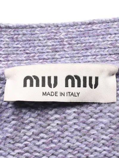 Pre-owned Miu Miu 2010s Knitted Cardigan