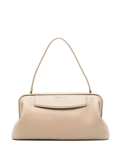 Carven Neutral Tote Bags In White