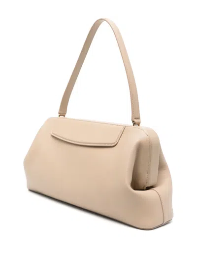 Carven Neutral Tote Bags In White