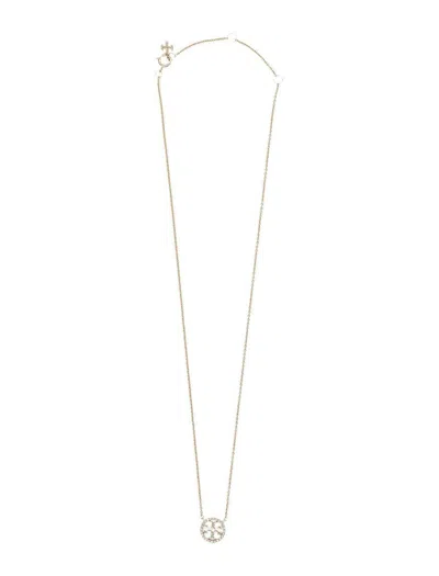 Tory Burch Miller Pave Pendant Necklace