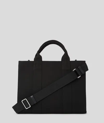Karl Lagerfeld Medium Rue St-guillaume Square Tote Bag In 999