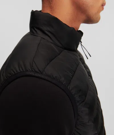 Karl Lagerfeld Lightweight Quilted Jacket In Black