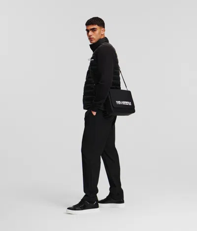 Karl Lagerfeld Lightweight Quilted Jacket In Black