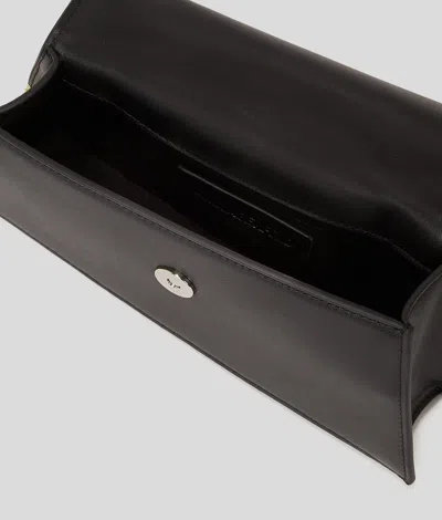 Karl Lagerfeld Signature Slim Leather Tote Bag