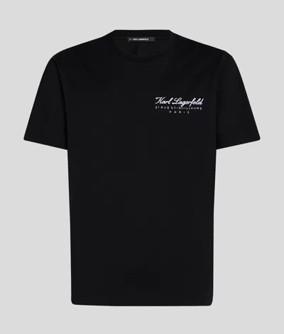 Karl Lagerfeld Hotel Karl Loungewear T-shirt In Black