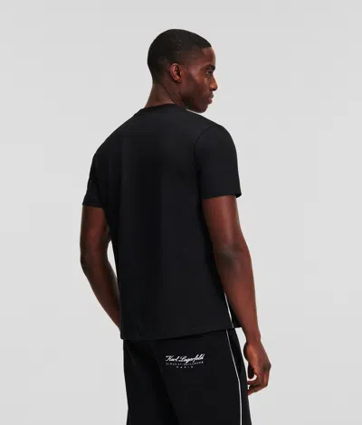 Karl Lagerfeld Hotel Karl Loungewear T-shirt In Black