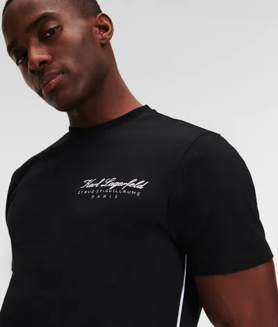Karl Lagerfeld Hotel Karl Loungewear T-shirt In Black