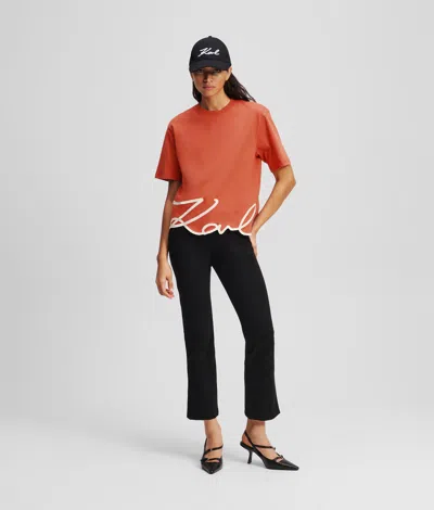 Karl Lagerfeld Woman In Orange