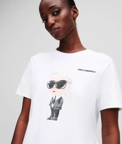 Karl Lagerfeld Ikon T-shirt In White