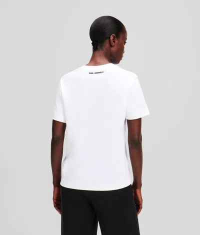 Karl Lagerfeld Ikon T-shirt In White