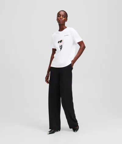Karl Lagerfeld Ikon T-shirt In White