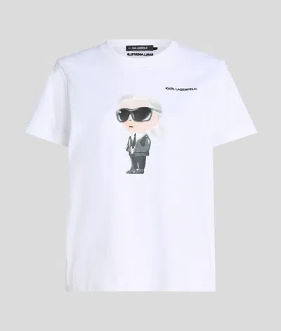 Karl Lagerfeld Ikon T-shirt In White