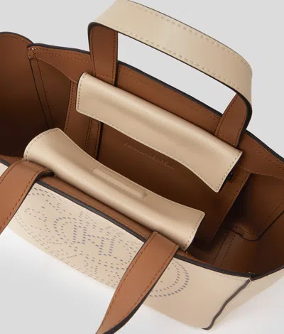 Karl Lagerfeld K/circle Perforated Small Tote Bag
