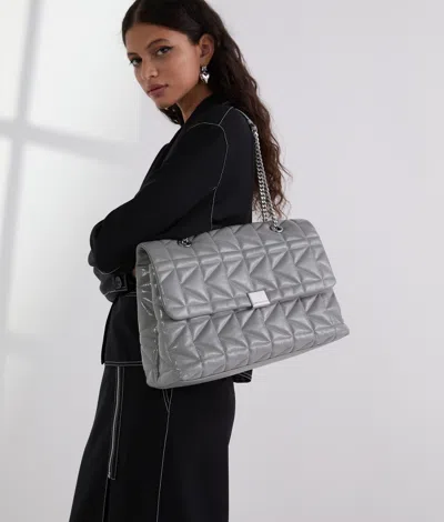 Karl Lagerfeld Large Leather Shoulder Bag