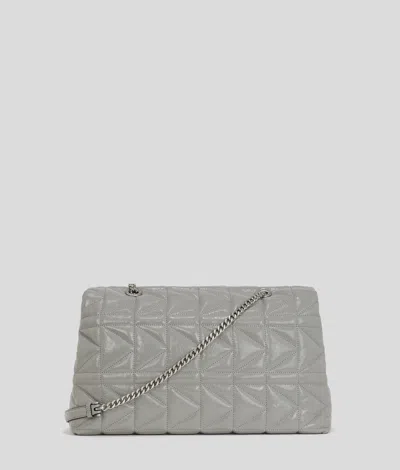 Karl Lagerfeld Large Leather Shoulder Bag