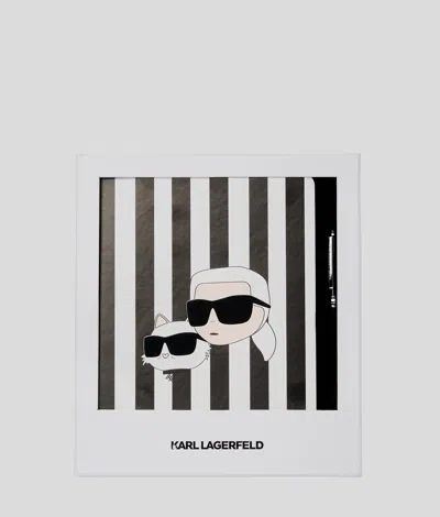 Karl Lagerfeld Ikon Notebook And Pen Set