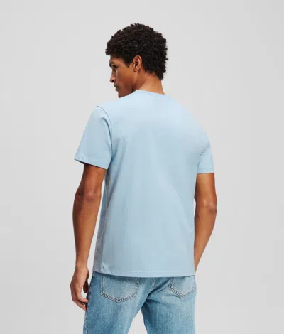 Karl Lagerfeld Monogram T-shirt In Blue