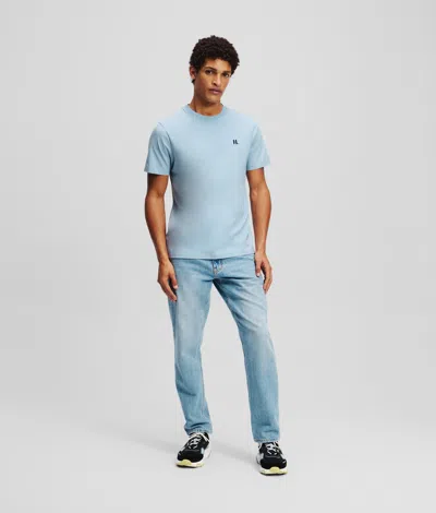 Karl Lagerfeld Monogram T-shirt In Blue