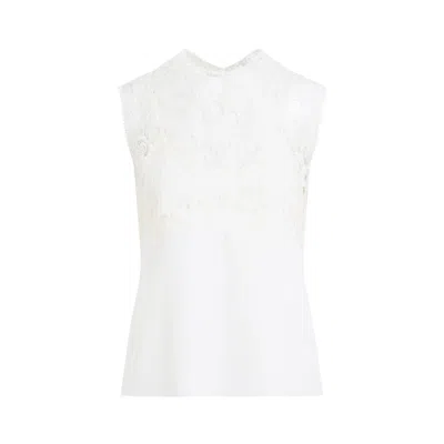 Fabiana Filippi Sleeveless Silk Lace Top
