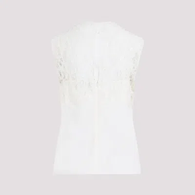 Fabiana Filippi Sleeveless Silk Lace Top