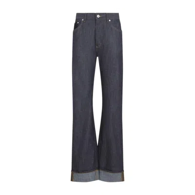 Bottega Veneta Turned Up Jeans With Straight Leg