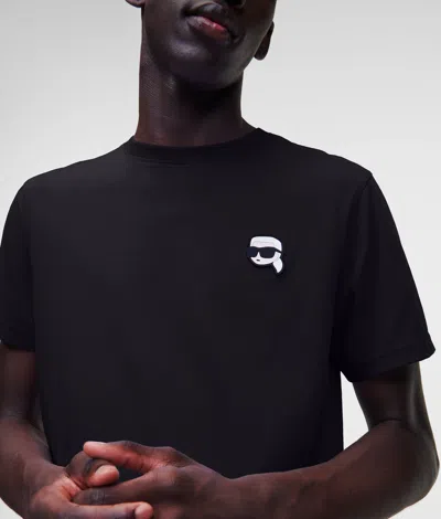 Karl Lagerfeld Ikon T-shirt In Black