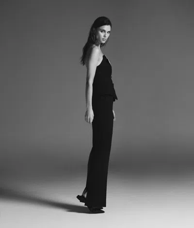 Karl Lagerfeld Kl Studio Jumpsuit In Black
