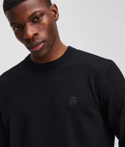 Karl Lagerfeld Kameo Sweater In Black