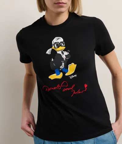 Karl Lagerfeld Disney X Kl T-shirt In Black