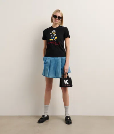 Karl Lagerfeld Disney X Kl T-shirt In Black