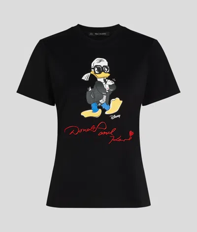 Karl Lagerfeld Disney X Kl T-shirt In Black
