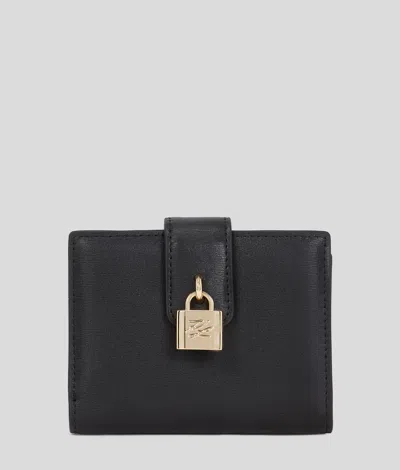 Karl Lagerfeld Padlock Flap Wallet