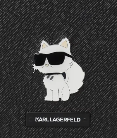 Karl Lagerfeld Ikon Nft Choupette Iphone 14 Pro Max Case In Black
