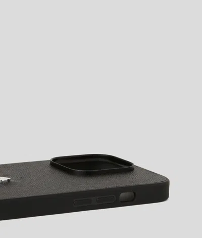 Karl Lagerfeld Ikon Nft Choupette Iphone 14 Pro Max Case In Black