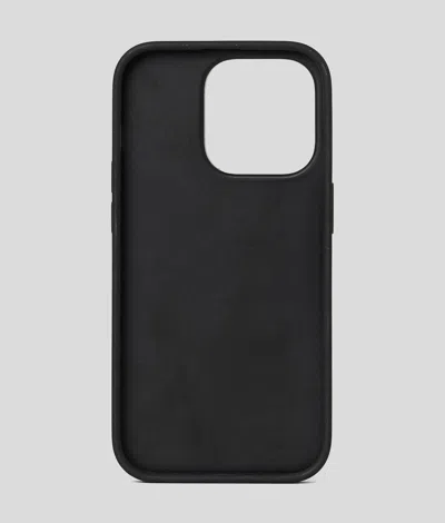 Karl Lagerfeld Ikon Nft Choupette Iphone 14 Pro Max Case In Black