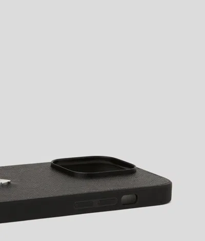 Karl Lagerfeld Ikon Nft Choupette Iphone 14 Pro Max Case In Black