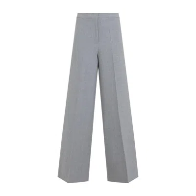 Fabiana Filippi Wide-leg Trousers With Clean Waistband And Subtle Pleats