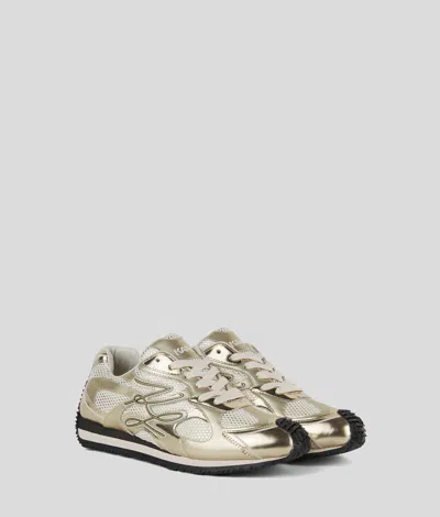 Karl Lagerfeld Velocette Autograph Overlay Sneakers