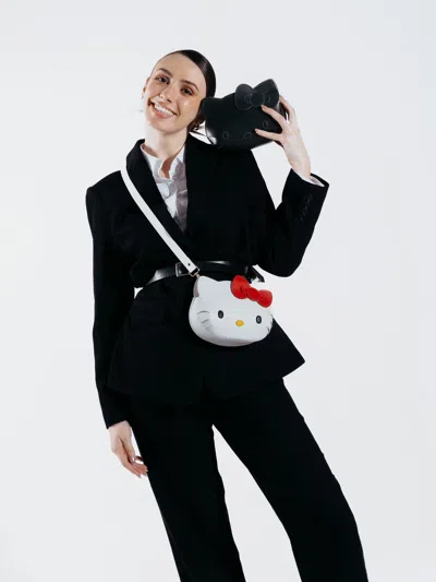 Cambridge Satchel The Mini Hello Kitty Face Bag In White